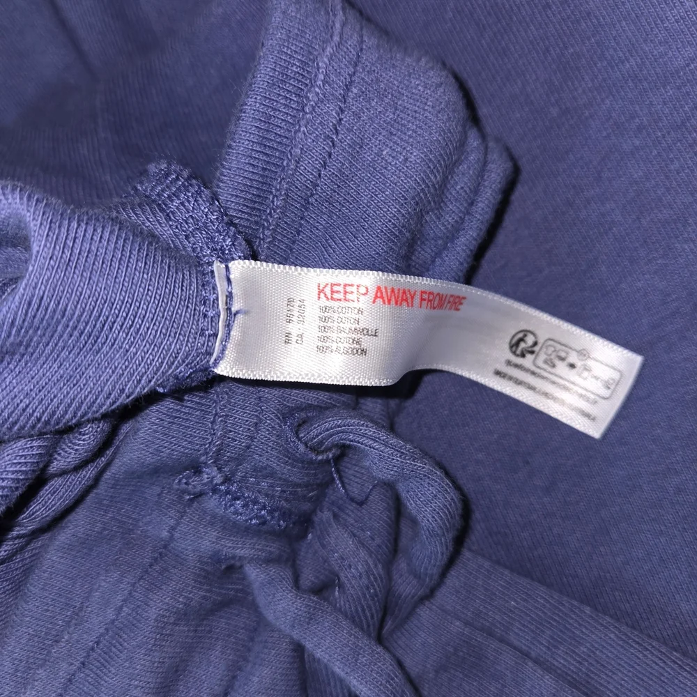 Urban Outfitters 100 Cotton Blue Wide Leg Pants - Picture 2 of 2